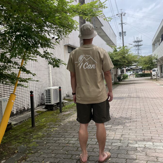 アウトドアTシャツ I CAN