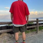 Riddim Clothing Vinyl 赤T-shirt