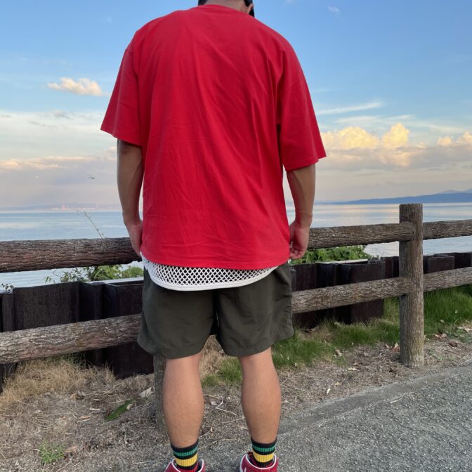 Riddim Clothing Vinyl 赤T-shirt