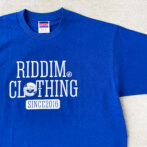 Riddim Clothing Vinyl 青T-shirt