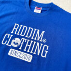 Riddim Clothing Vinyl 青T-shirt