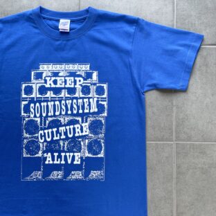【BLUE】Keep Soundsystem Culture Alive T-Shirt