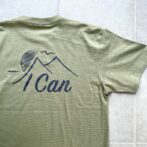 I Can アウトドアTシャツ