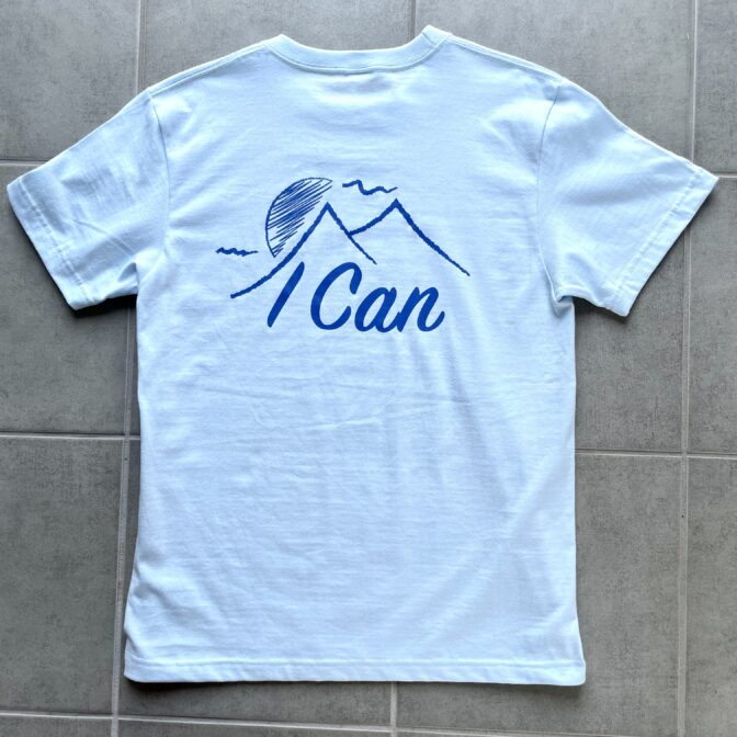 I Can アウトドアTシャツ