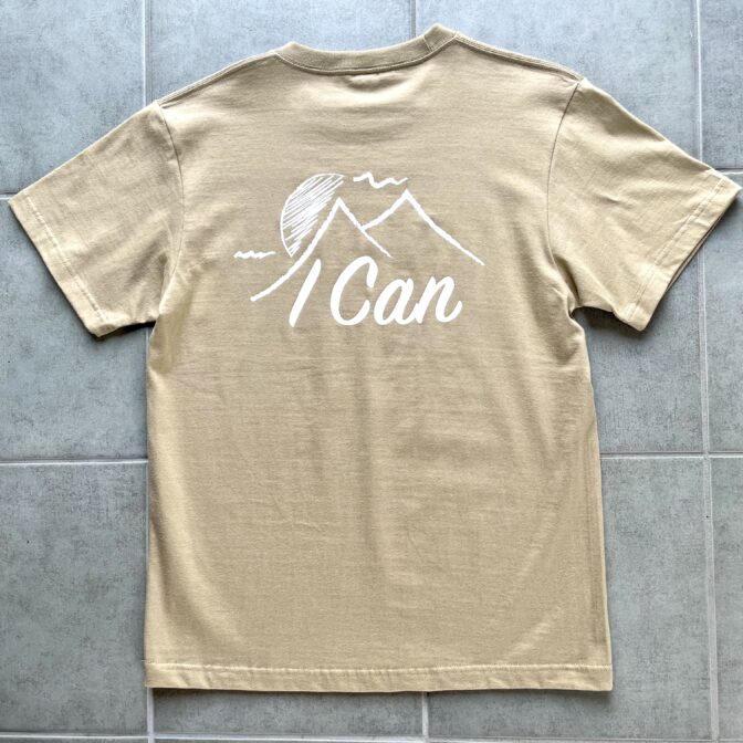 I Can アウトドアTシャツ