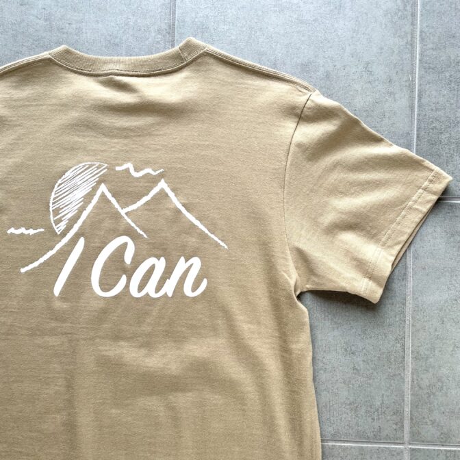 I Can アウトドアTシャツ