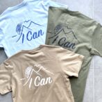 I Can アウトドアTシャツ
