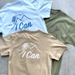 I Can アウトドアTシャツ