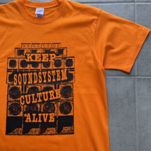 【ORANGE】Keep Soundsystem Culture Alive T-Shirt