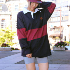 オーバーサイズがハマる！ラグビーシャツ