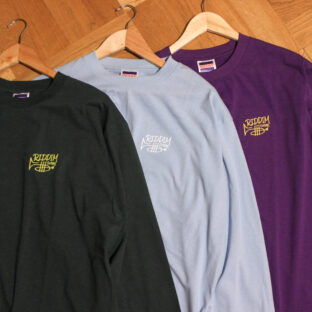 定番トランペットロゴのロンT発売　RIDDIM CLOTHING 2024SS VOL.1