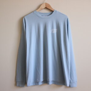 LOGO LONG SLEEVE -SAXE BLUE-