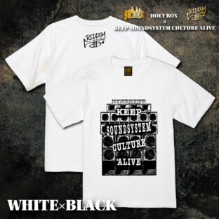 ホワイト-KEEP SOUND SYSTEM CULTURE ALIVE- Tシャツ
