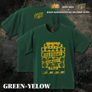 [先行予約]グリーン-KEEP SOUND SYSTEM CULTURE ALIVE- Tシャツ