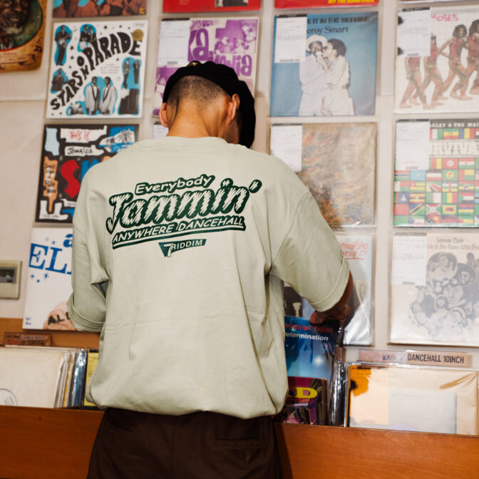 Jammin' Reggae Tシャツ Ram head & Riddim clothing