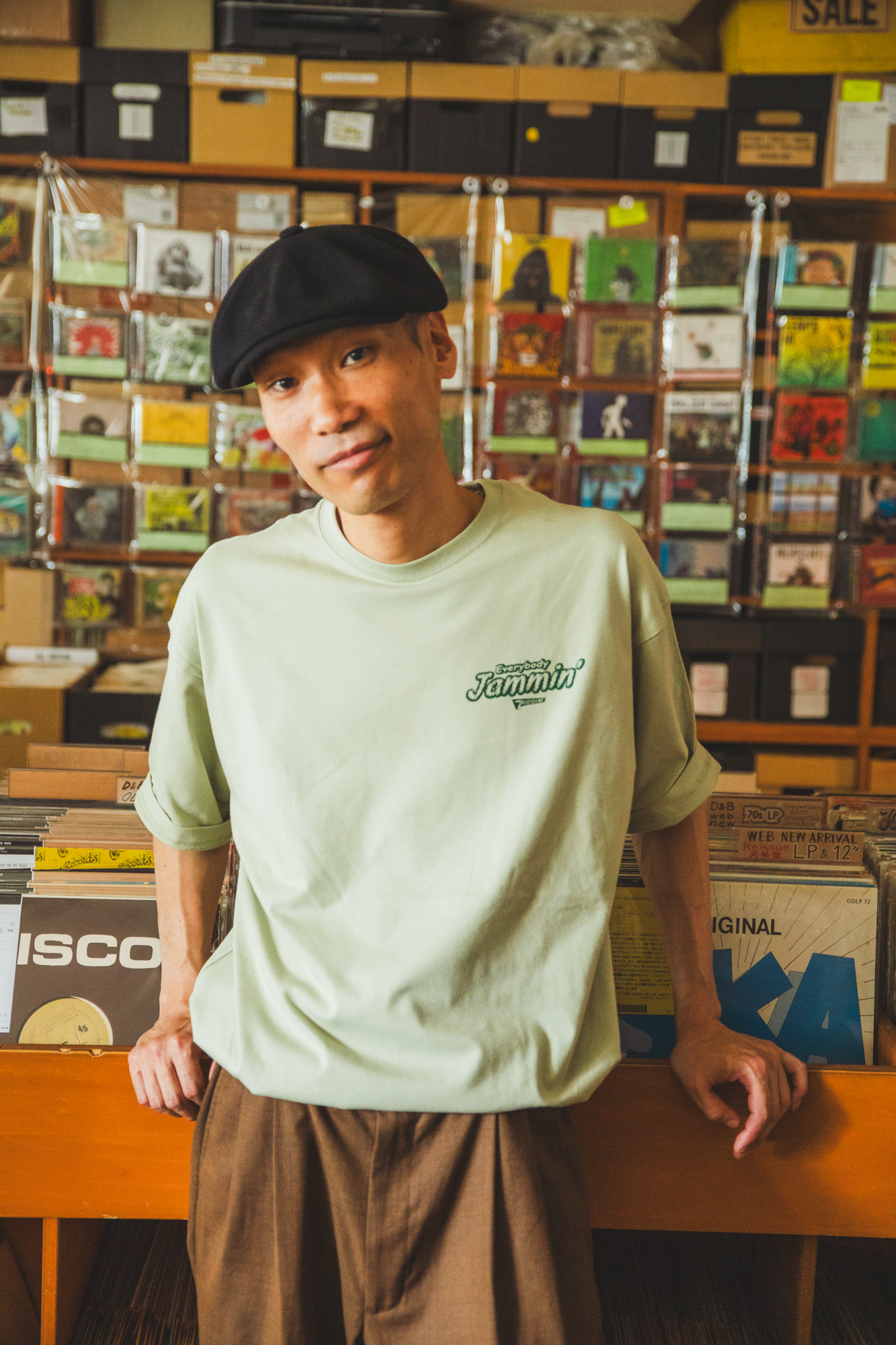 Jammin' Reggae Tシャツ　Ram head & Riddim clothing