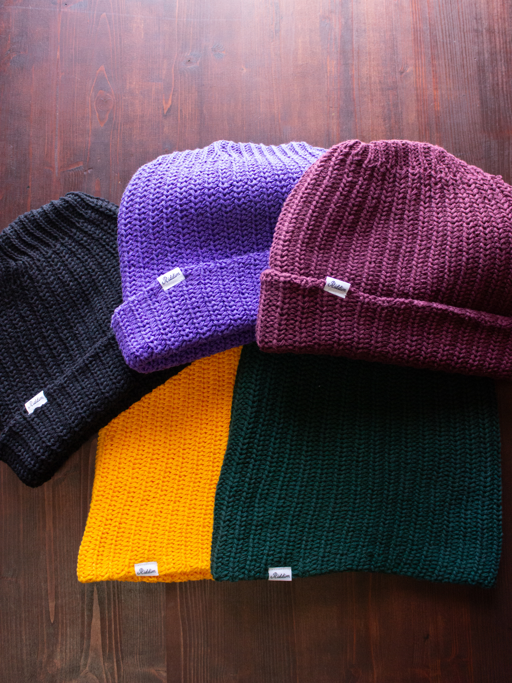 リディムクロージングのビーニー　１００％コットン